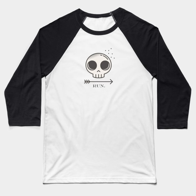 Skull Run Baseball T-Shirt by pa2rok